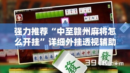 强力推荐“中至赣州麻将怎么开挂”详细外挂透视辅助软件教程