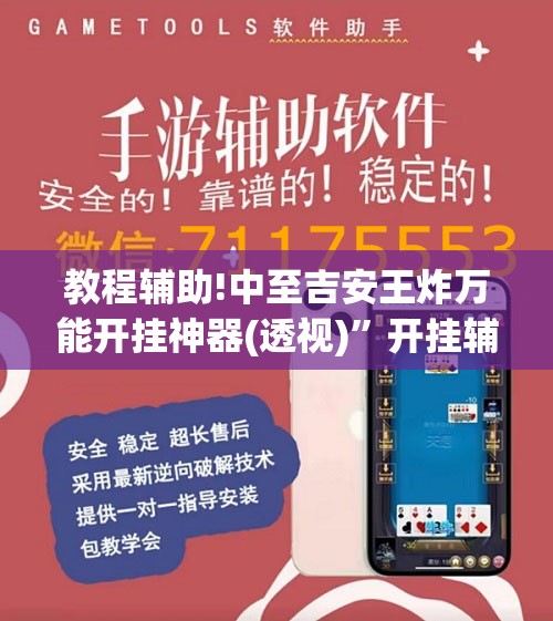 教程辅助!中至吉安王炸万能开挂神器(透视)”开挂辅助脚本+详细开挂安装教程