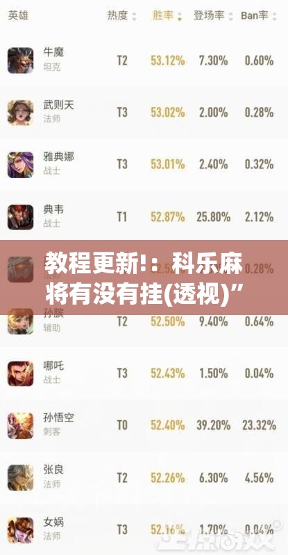 教程更新!：科乐麻将有没有挂(透视)”开挂辅助脚本+详细开挂安装教程