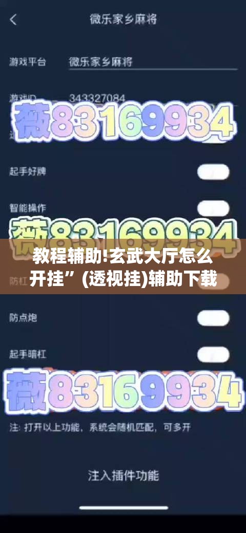 教程辅助!玄武大厅怎么开挂”(透视挂)辅助下载教程