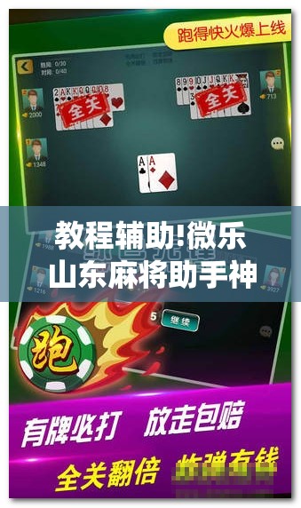 教程辅助!微乐山东麻将助手神器”(透视)其实确实有挂