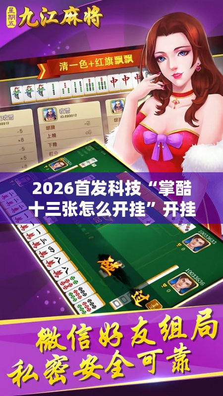 2026首发科技“掌酷十三张怎么开挂	”开挂辅助脚本+详细开挂安装教程