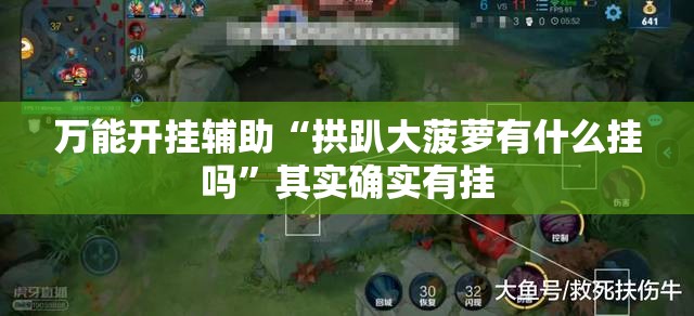 万能开挂辅助“拱趴大菠萝有什么挂吗”其实确实有挂