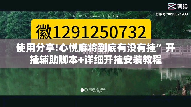 使用分享!心悦麻将到底有没有挂”开挂辅助脚本+详细开挂安装教程