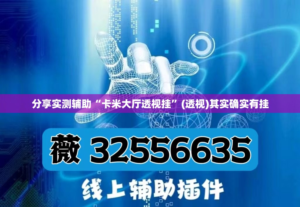 分享实测辅助“卡米大厅透视挂	”(透视)其实确实有挂