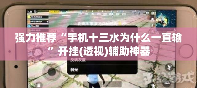 强力推荐“手机十三水为什么一直输”开挂(透视)辅助神器