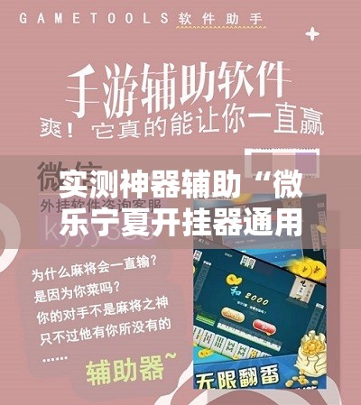 实测神器辅助“微乐宁夏开挂器通用版”细辅助教程分享
