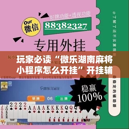 玩家必读“微乐湖南麻将小程序怎么开挂”开挂辅助脚本+详细开挂安装教程