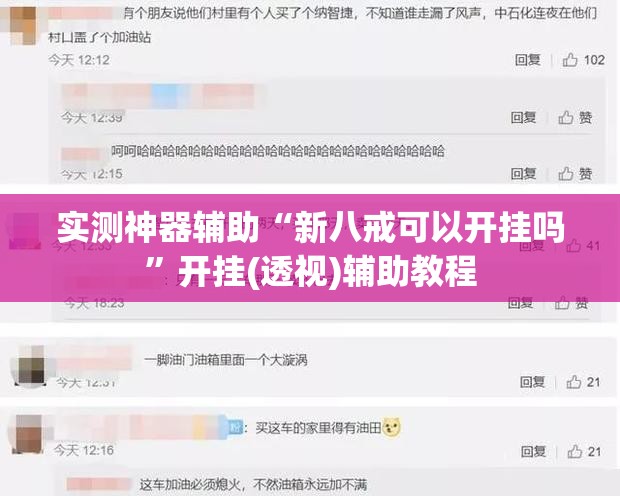 实测神器辅助“新八戒可以开挂吗”开挂(透视)辅助教程