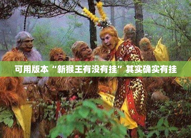 可用版本“新猴王有没有挂”其实确实有挂