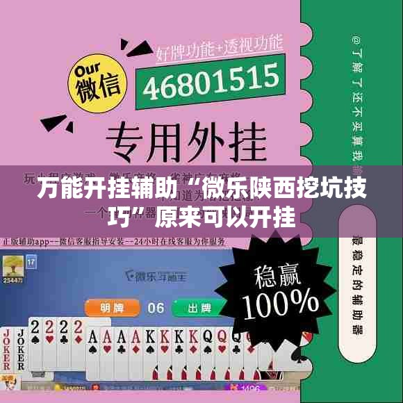 万能开挂辅助“微乐陕西挖坑技巧”原来可以开挂