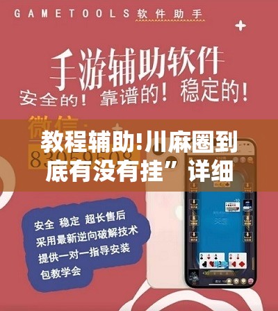 教程辅助!川麻圈到底有没有挂”详细外挂透视辅助软件教程