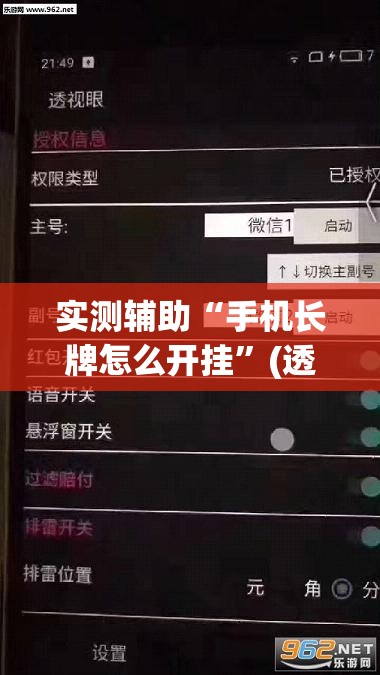 实测辅助“手机长牌怎么开挂”(透视)其实确实有挂