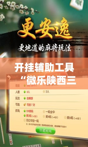 开挂辅助工具“微乐陕西三代如何拿好牌(透视)”开挂辅助脚本+详细开挂安装教程