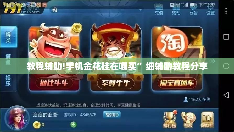 教程辅助!手机金花挂在哪买”细辅助教程分享