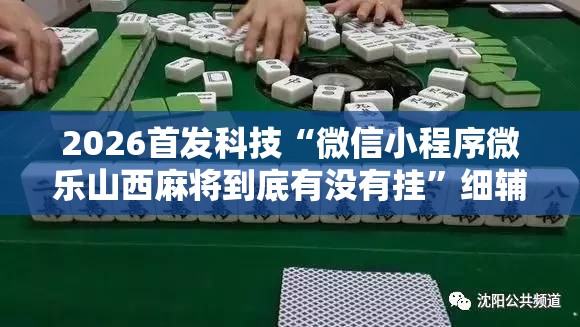 2026首发科技“微信小程序微乐山西麻将到底有没有挂	”细辅助教程分享