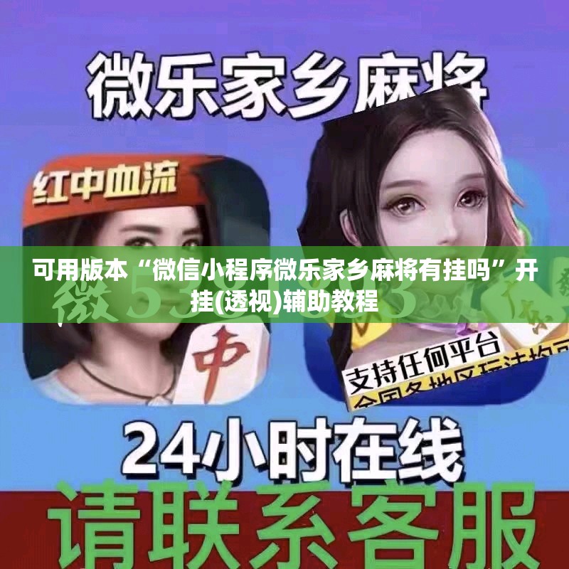 可用版本“微信小程序微乐家乡麻将有挂吗”开挂(透视)辅助教程