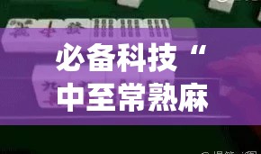 必备科技“中至常熟麻将开挂神器(透视)”开挂辅助脚本+详细开挂安装教程
