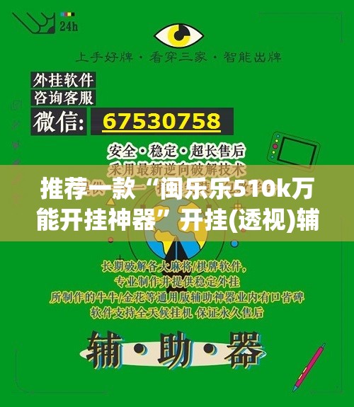 推荐一款“闽乐乐510k万能开挂神器”开挂(透视)辅助教程