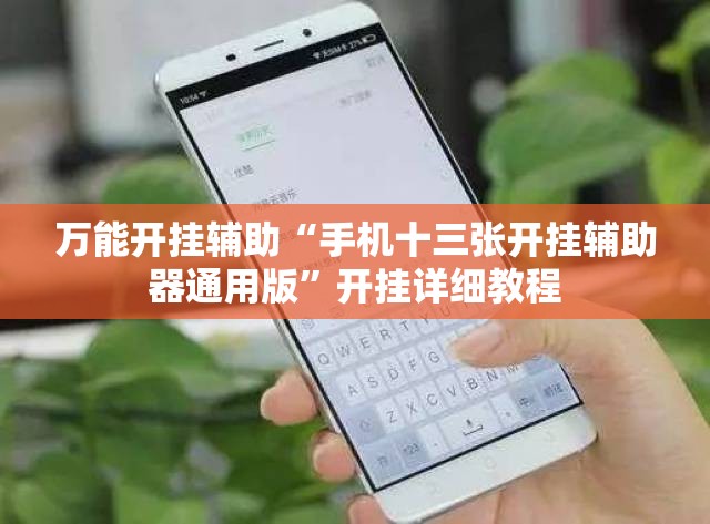 万能开挂辅助“手机十三张开挂辅助器通用版	”开挂详细教程