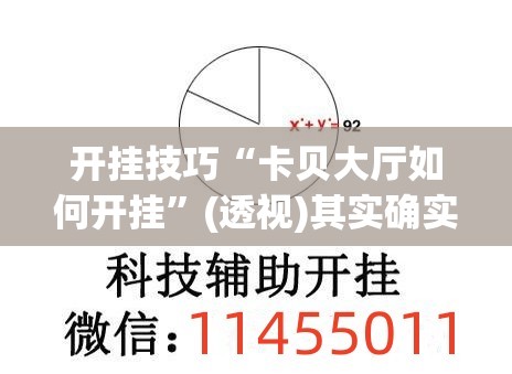 开挂技巧“卡贝大厅如何开挂”(透视)其实确实有挂