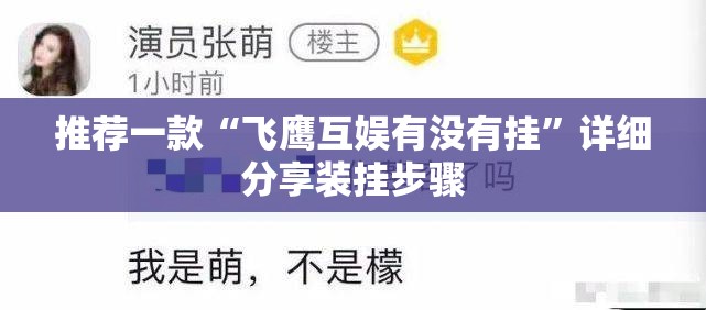 推荐一款“飞鹰互娱有没有挂”详细分享装挂步骤