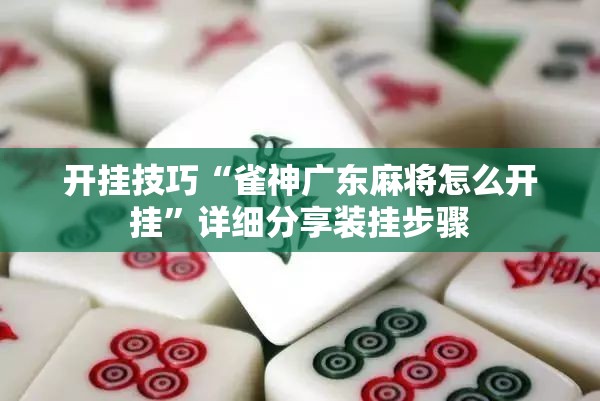 开挂技巧“雀神广东麻将怎么开挂”详细分享装挂步骤