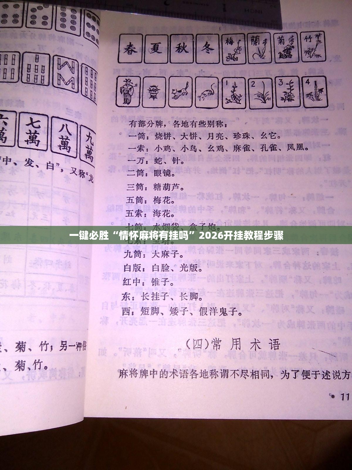 一键必胜“情怀麻将有挂吗”2026开挂教程步骤
