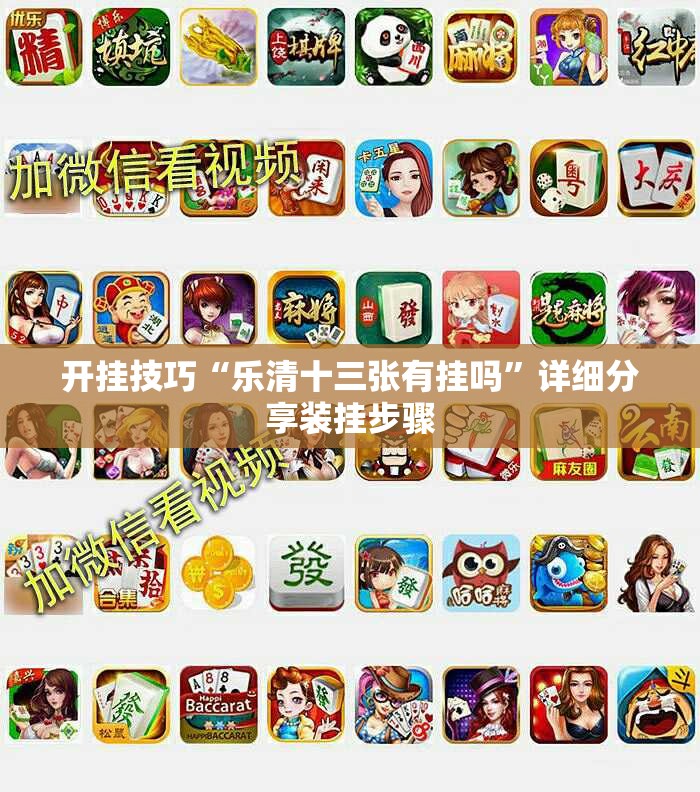 开挂技巧“乐清十三张有挂吗”详细分享装挂步骤