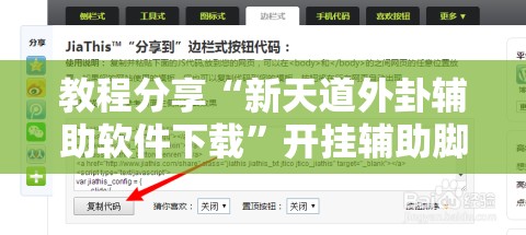 教程分享“新天道外卦辅助软件下载”开挂辅助脚本+详细开挂安装教程