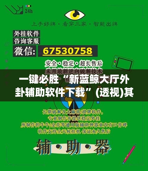一键必胜“新蓝鲸大厅外卦辅助软件下载”(透视)其实确实有挂