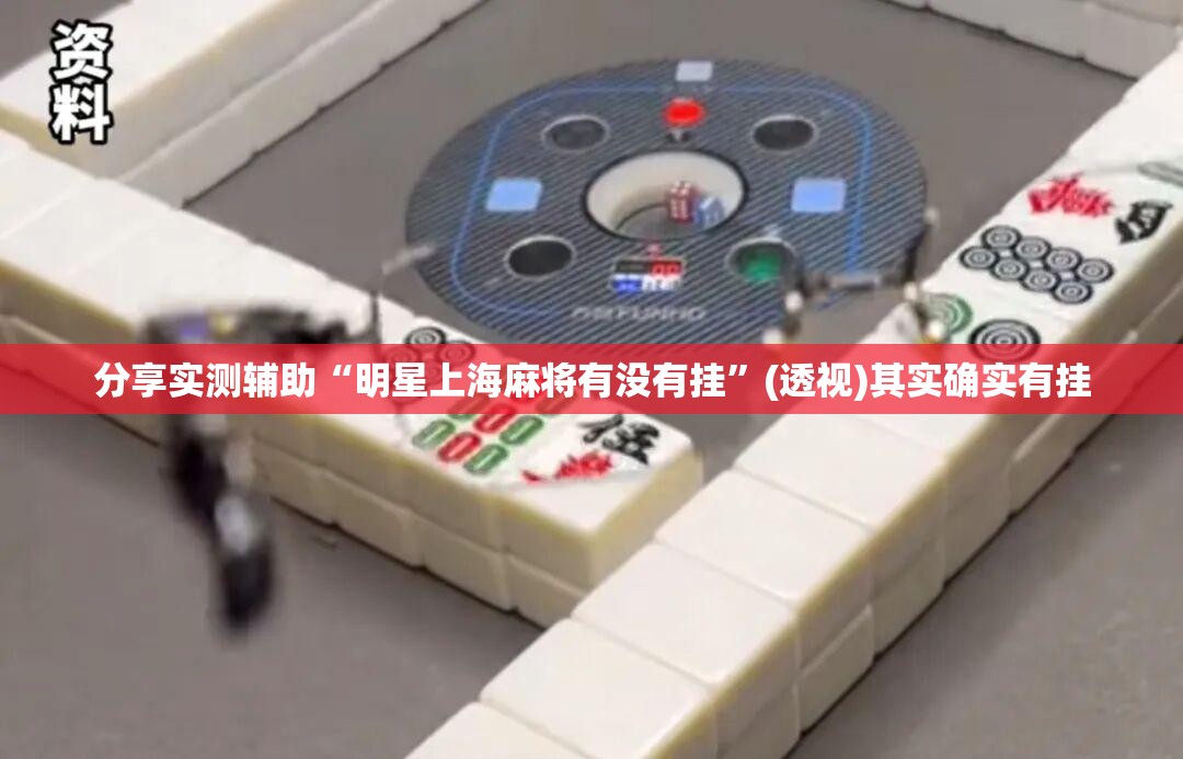 分享实测辅助“明星上海麻将有没有挂”(透视)其实确实有挂