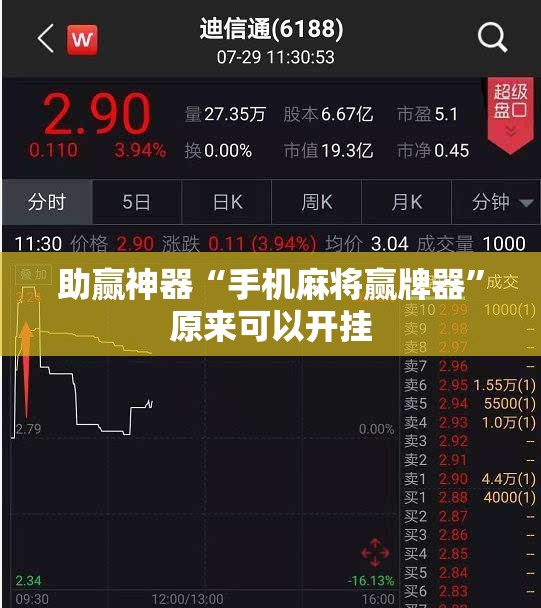 助赢神器“手机麻将赢牌器”原来可以开挂