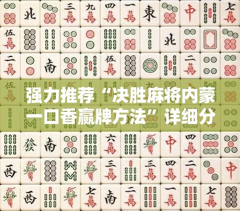 强力推荐“决胜麻将内蒙一口香赢牌方法”详细分享装挂步骤