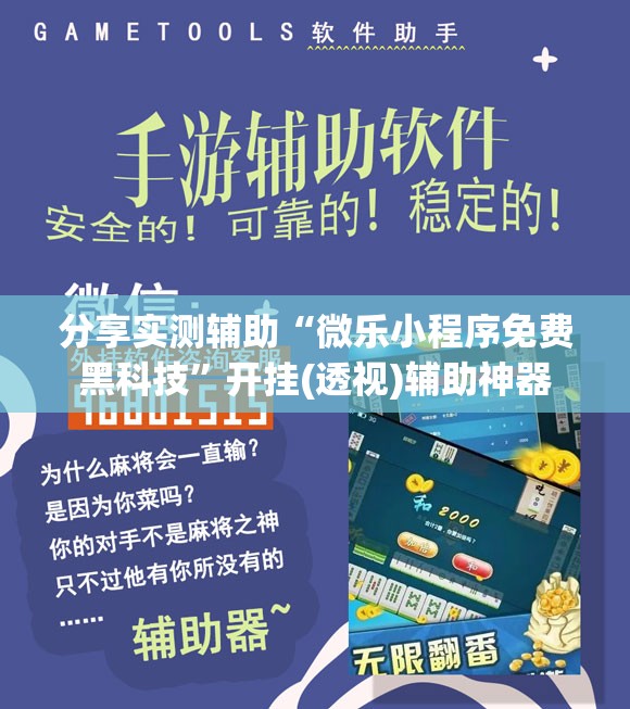 分享实测辅助“微乐小程序免费黑科技”开挂(透视)辅助神器