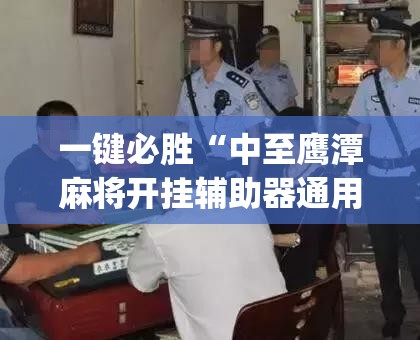 一键必胜“中至鹰潭麻将开挂辅助器通用版”(透视)其实确实有挂