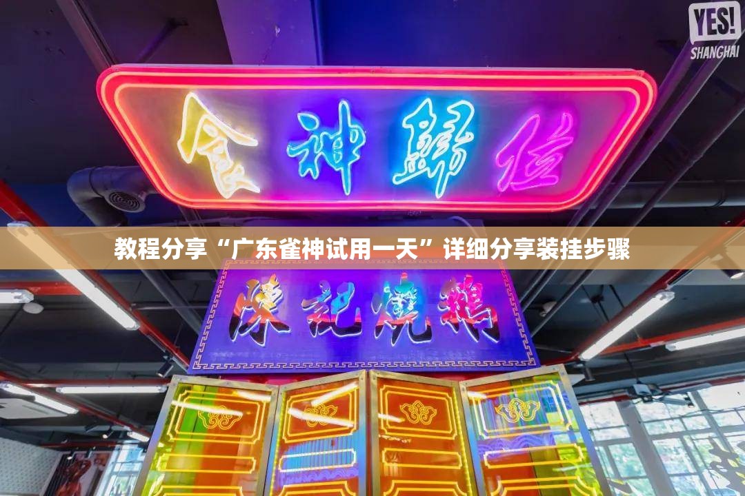 教程分享“广东雀神试用一天”详细分享装挂步骤