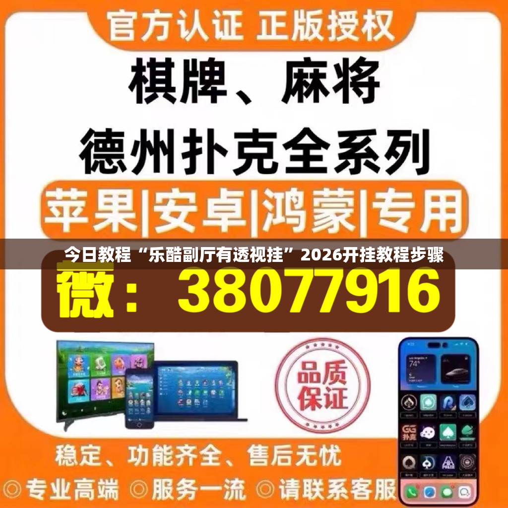 今日教程“乐酷副厅有透视挂”2026开挂教程步骤