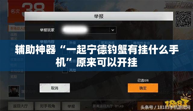 辅助神器“一起宁德钓蟹有挂什么手机”原来可以开挂