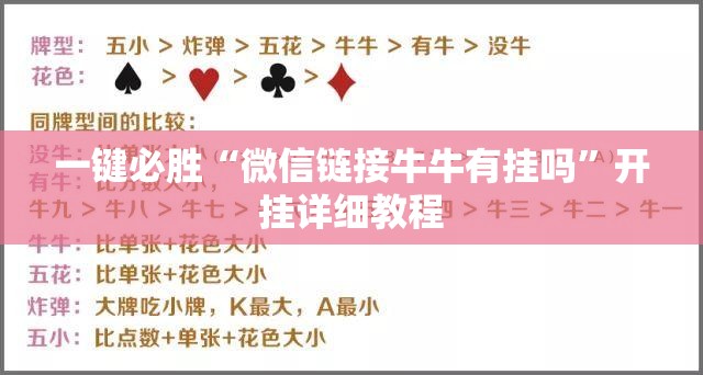 一键必胜“微信链接牛牛有挂吗”开挂详细教程