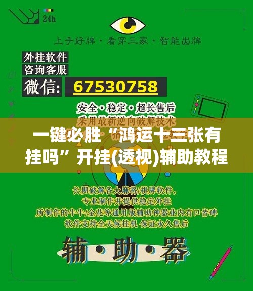一键必胜“鸿运十三张有挂吗”开挂(透视)辅助教程