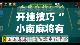 开挂技巧“小南麻将有没有挂”开挂辅助脚本+详细开挂安装教程