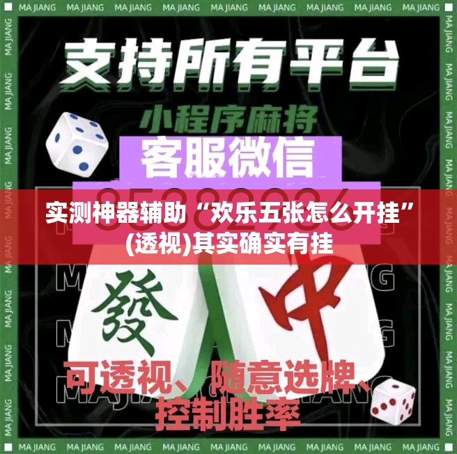实测神器辅助“欢乐五张怎么开挂”(透视)其实确实有挂