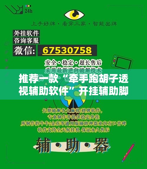 推荐一款“牵手跑胡子透视辅助软件”开挂辅助脚本+详细开挂安装教程